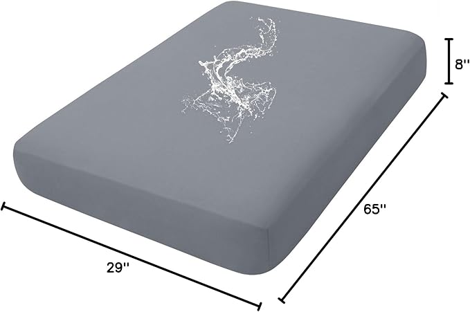 hyha Waterproof Couch Cushion Covers, Stretch Sofa Couch Seat Slipcover for Dog Washable, Non-Slip Waterproof Outdoor Cushion Covers for Patio Furniture Replacement (1 Piece for Large, Dark Grey)-Ruum Studio Home