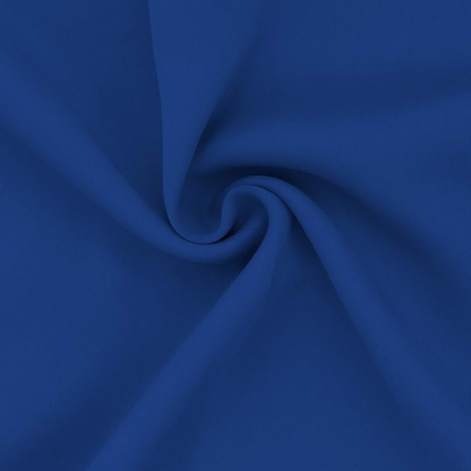 Easy-Going Blackout Curtains for Bedroom, Solid Thermal Insulated Grommet and Noise Reduction Window Drapes, Room Darkening Curtains for Living Room, 2 Panels (52x108 in,Classic Blue)-Ruum Studio Home