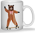 JINYO Bear Mug, Bear Coffee Mug, Funny Bear Coffee Cup, Bear Gifts for Women Men, Bear Lovers Gifts, Bear Gifts For Bear Lovers Women, Bear Themed Gifts, Bear Gifts For Bear Lovers, 11oz-Ruum Studio Home