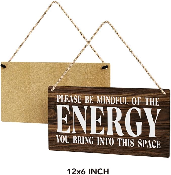Inspirational Zen Wall Art, Positive Affirmations Wall Decor, Meditation Room Decor Spa Decor Spiritual Wall Art Decor Hanging Sign Wood Plaque Block for Home Office Bathroom Bedroom-Ruum Studio Home