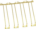 14-Inch Gold Wine Glass Rack, Under Cabinet Wine Glass Holder Stainless Steel Stemware Rack - Hanging Stemware Holder for Cabinet Kitchen Bar, Set of 4-Ruum Studio Home