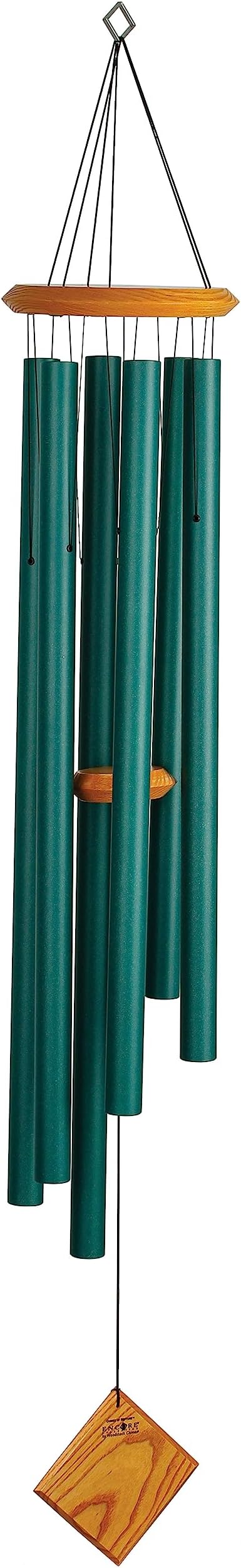 Woodstock Chimes Neptune Wind Chime for Outside 54" Large Verdigis, Deep Tone Sound for Outdoor Garden, Patio, Porch Decor, Encore Collection DCV54-Ruum Studio Home