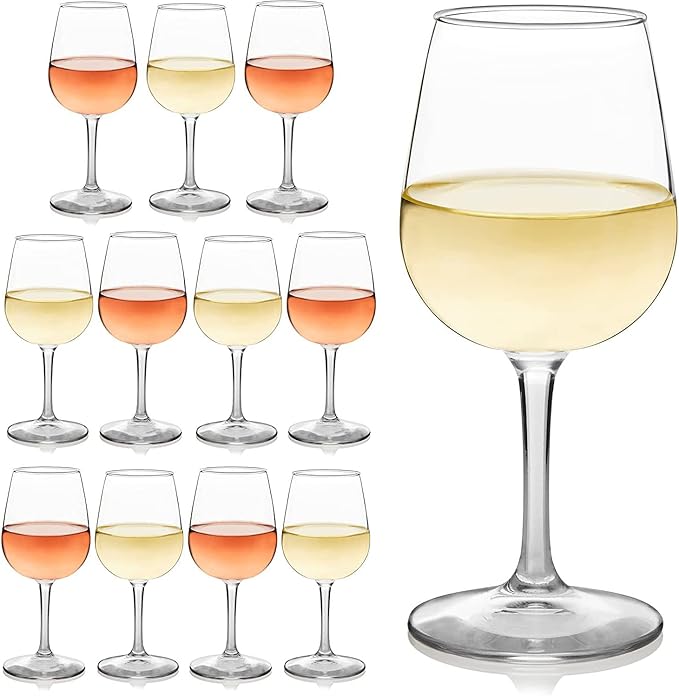 Libbey All-Purpose Wine Party Glasses, 12.75-ounce, Set of 12-Ruum Studio Home