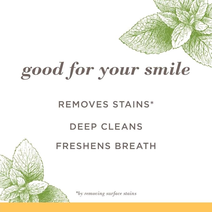 Burt's Bees Toothpaste, Natural Flavor, Fluoride-Free, Purely White, Zen Peppermint, 4.7 oz, Pack of 3-Ruum Studio Home