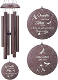 Memorial Wind Chimes Sympathy Gifts, Customized Dragonfly Wind Chime, 36-inch Commemorative Wind Chimes to Commemorate The Loss of Loved Ones, Condolence Gifts-Ruum Studio Home
