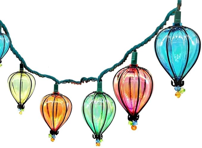 11FT Multicolor String Lights with 10 Bulbs, UL Listed Connectable Waterproof Decorative LED Lights Hanging for Backyard Patio, Indoor/Outdoor for Christmas Wedding Party Festival Lighting-Ruum Studio Home