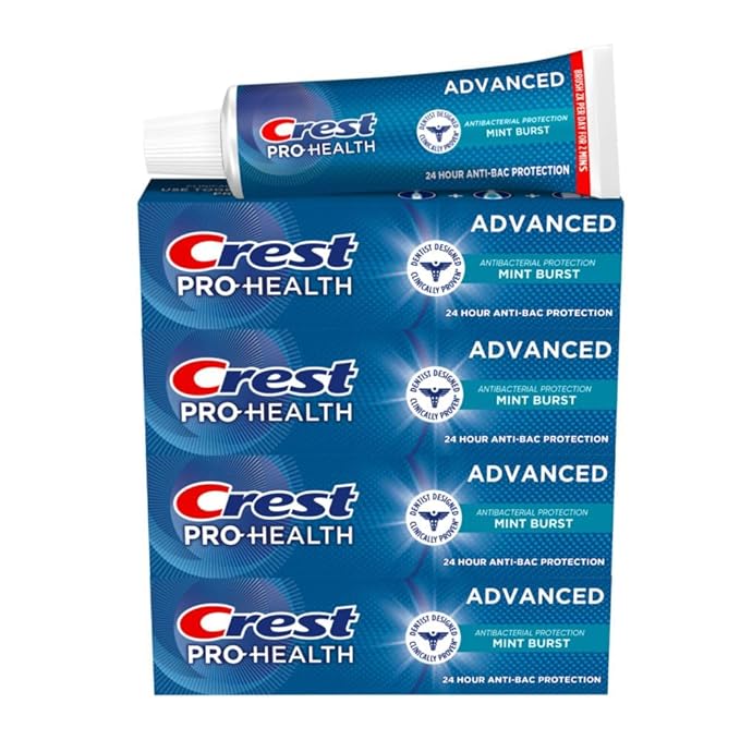 Crest Pro-Health Advanced Antibacterial Protection Toothpaste - Pack of 4, 5 Oz Tubes-Ruum Studio Home