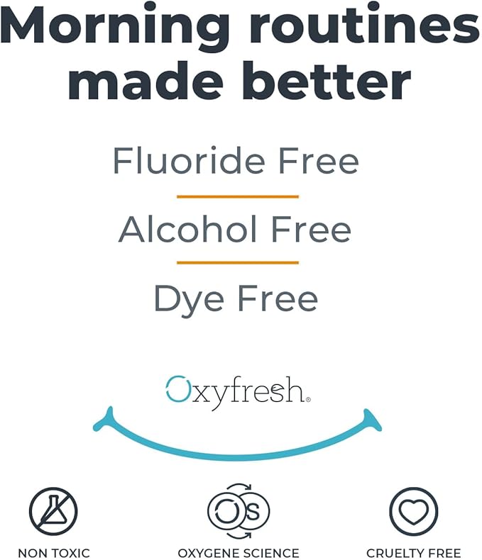 Oxyfresh Pro Formula Fresh Mint Mouthwash – Patented Zinc Mouthrinse for Fresh Breath & Soothing Gums – Dye Free, Fluoride Free, Alcohol Free Mouthwash – 3 Bottles, 16 oz. ea.-Ruum Studio Home
