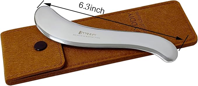 BYYDDIY Stainless Steel 6.3 inch Gua Sha Tool & Muscle Scraper Tool & Gua Sha Facial Tools (S.S)-Ruum Studio Home