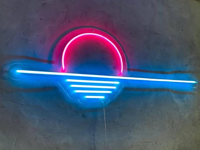 LED Decorative Lights USB Mountains Sunrise Sunset Led Neon Signs Home Decoration Wall Art Holiday Gift Brightness Adjustable 16.5''x9.5''-Ruum Studio Home