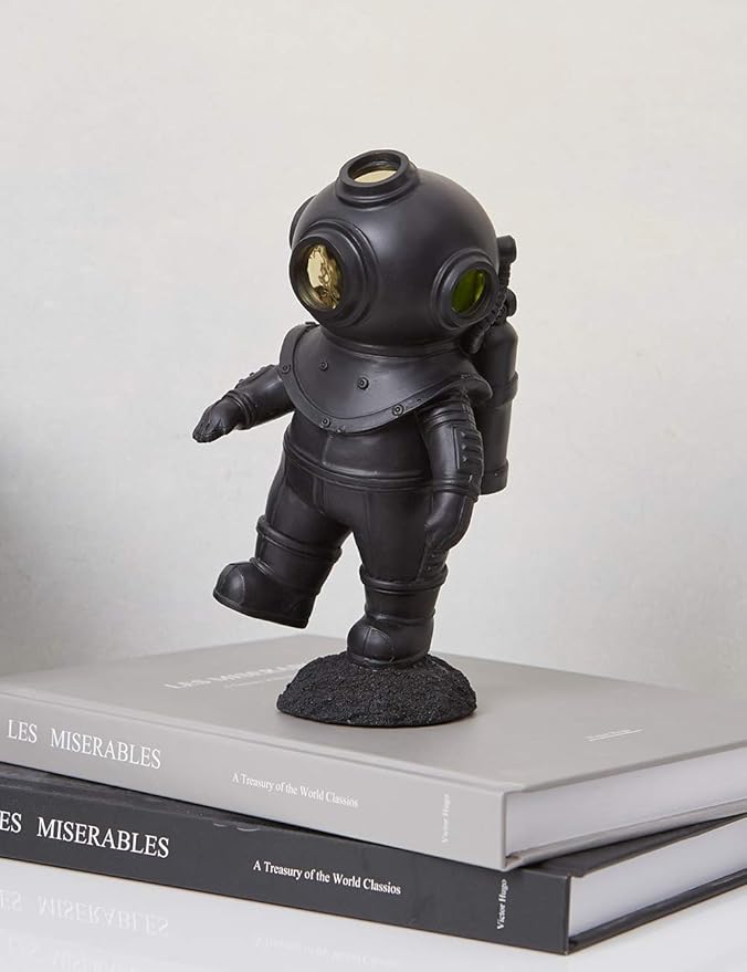 HAUCOZE Diver Figurine Decor Modern Statue Sculpture Table Centerpiece Polyresin 7.5 inch-Ruum Studio Home