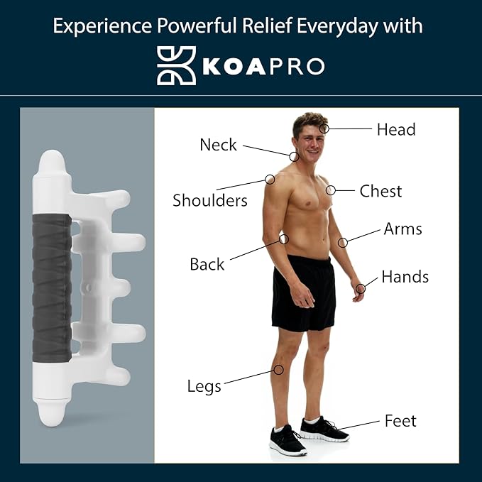 KOAPRO Facia Blaster Fascia Massage Tool for Myofascial Release - Manual Trigger Point and Deep Tissue Sore Muscle Relief, Holistic Fascia Health, Cellulite Massager Tool for Legs, Neck, Back and more-Ruum Studio Home
