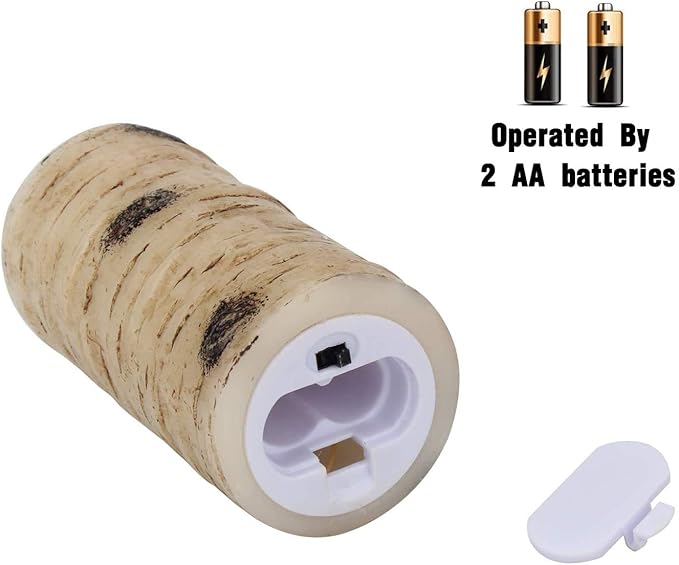 Flameless Flickering LED Candles with Birch Bark Effect - Set of 9 Battery-Operated Real Wax Pillar Candles with 10-Key Remote Control - 2/4/6/8 Hour Timer-Ruum Studio Home