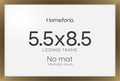 Homeforia 5.5 x 8.5 Business License Frame Bronze, High End Metal 5.5x8.5 Certificate Frame, 8.5x5.5 Document Frames for Wall or Tabletop, 5.5 by 8.5 Picture Frames, Tempered Glass, Wall Kit, Set of 1-Ruum Studio Home