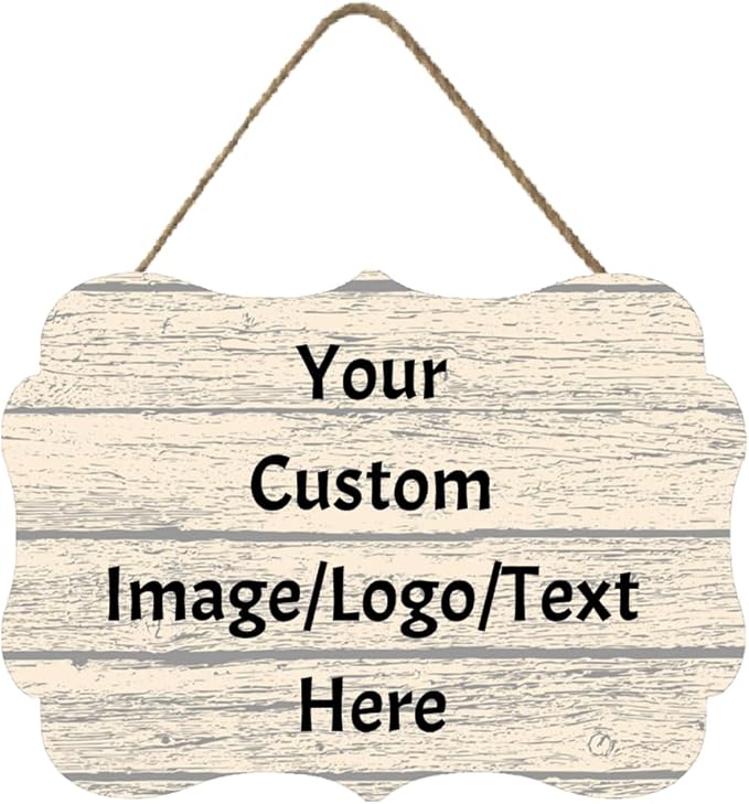 Personalized Custom Wooden Signs with Any Text Name for Home Door Man Cave Bar Family Farmhouse Decorative Home Kitchen Rustic Wall Decor-Ruum Studio Home