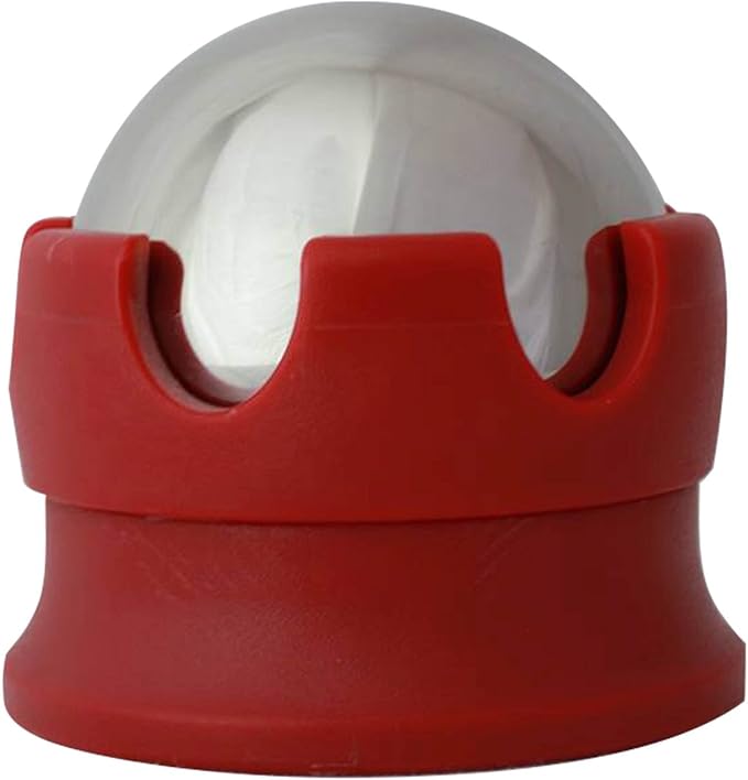 Massage Roller Ball - Stainless Steel Gel Balls for Heat + Ice Therapy - Back, Shoulder, Calf, Foot Massager with Heat or Cold - Myofascial Release - Deep Tissue Trigger Points - Hot Cold Roller..-Ruum Studio Home