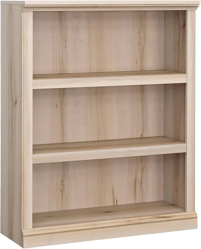 Sauder Miscellaneous Storage 3-Shelf Display Bookcase, Pacific Maple Finish-Ruum Studio Home