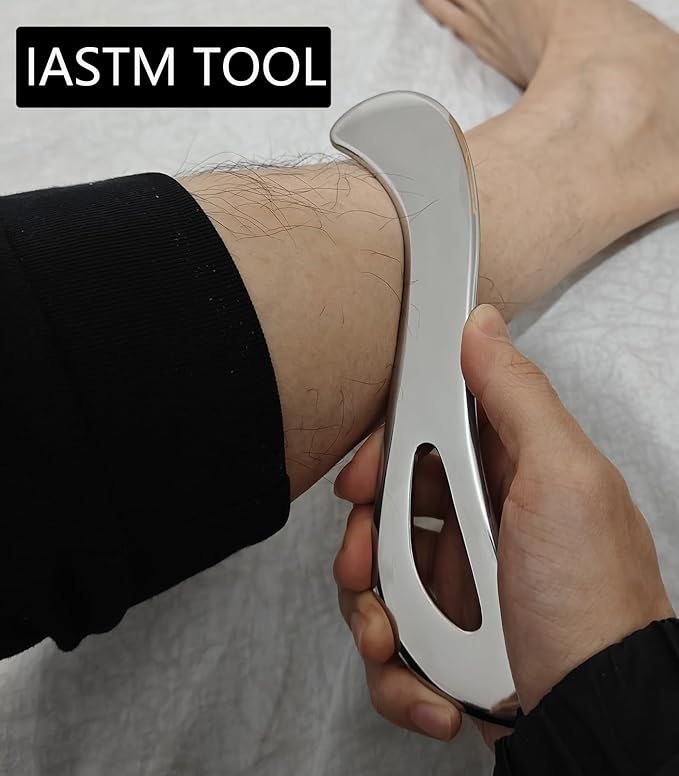 4 in 1 Stainless Steel Muscle Scraper Tools Set,Gua Sha Massage Scraper Scraping Tool Physical Therapy (4PCS Set)-Ruum Studio Home