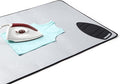 Encasa XO Ironing Mat/Pad - Metallic Silver (Large 48"x28") with 5mm Foam Padding & Silicone Iron Rest for Steam Pressing on Tabletop or Bed - Heat Reflective, Portable, Quilting-Ruum Studio Home