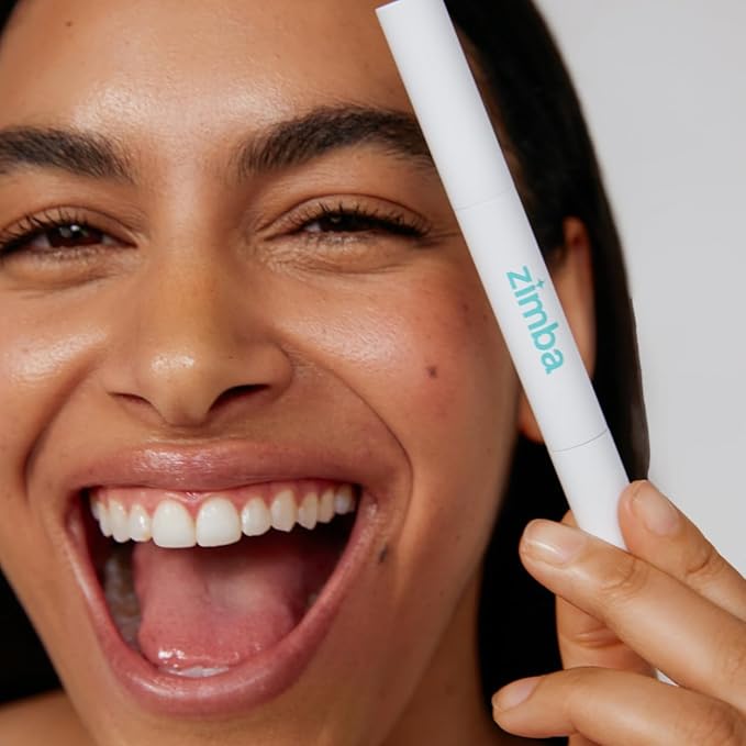 Zimba Travel Teeth Whitening Pen - Effective, Travel-Friendly, and Easy to Use Gel Whitening Pen - Stain Remover and Teeth Whitener for Coffee, Wine, Soda, and Other Stains (1 Pack)-Ruum Studio Home
