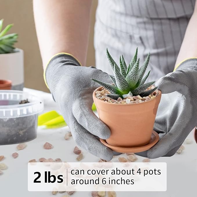 2LB Succulent and Cactus Gravel Pebbles, 1/5 Inch Natural Decorative Polished Stones, River Rocks for Plants, Vases, Aquariums, Terrarium and Outdoor Gardening,Peach-Ruum Studio Home