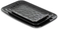vicrays Ceramic Rectangle Serving Platters - 14" 12" 10" Porcelain Serving Trays Plates for Party BBQ Appetizers Sushi Dessert - Microwave Oven and Dishwasher Safe - Set of 3 Bright Black-Ruum Studio Home