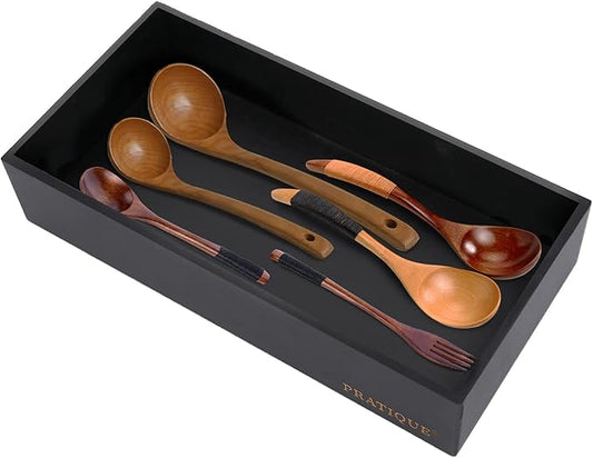 Bamboo Drawer Organizer - Kitchen Utensil Organizer Silverware Tray Cutlery Holder，Office Desk Supplies and Accessories,12 * 5.9 * 2.6,Black-Ruum Studio Home