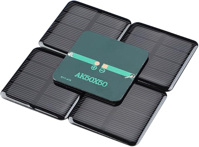 SUNYIMA 10pcs Mini Monocrystalline Solar Cells Solar System Kit 50mm X 50mm/1.96" X 1.96" 2V 160MA for DIY Charge Solar Panels-Ruum Studio Home