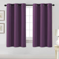 H.VERSAILTEX Blackout Curtains for Bedroom Thermal Insulated Room Darkening Living Room Curtains 63 Inch Long Grommet Privacy Protection Window Curtain Panels/Drapes for Nursery, 2 Panels,Plum Purple-Ruum Studio Home