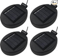 Solar Lantern Top LED Panel Lantern Lid Lights Replacement Part for Outdoor Flower DIY Solar Flower Lights Garden Patio Decor (4PCS)-Ruum Studio Home