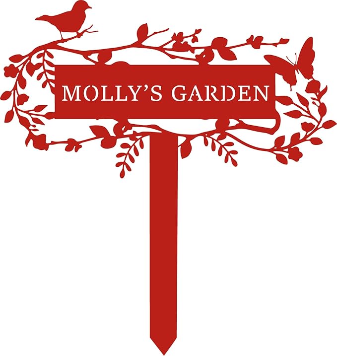 Customized Bird Names Garden Metal Stake Sign, Patio & Lawn Decor-Ruum Studio Home