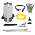 ProTeam Super Coach Pro 10 Commercial Backpack Vacuum with ProLevel HEPA Media Filtration and ProBlade Carpet Tool Kit, 10 Quart, Corded, 107536-Ruum Studio Home
