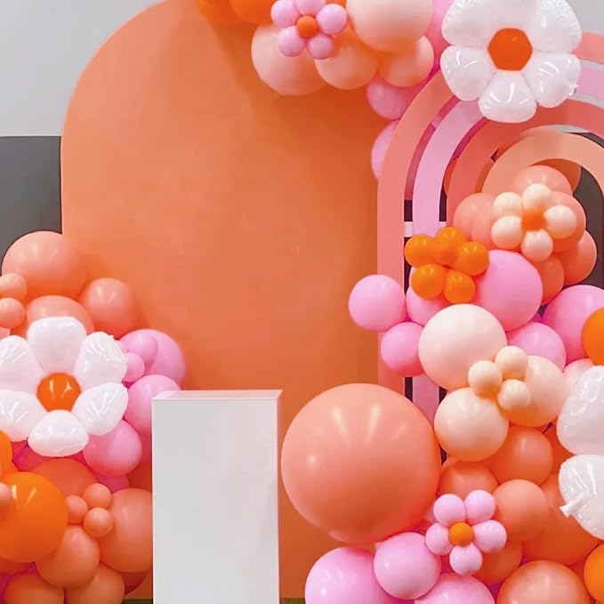 130pcs Coral Red Balloons Different Sizes 18" 12" 10" 5" Pastel Red Latex Balloon Garland Arch Kit for Birthday Baby Shower Graduation Wedding Valentine's Day Christmas Party Decorations-Ruum Studio Home