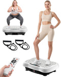 Vibration Plate Exercise Machine, Vibrating Platform for Lymphatic Drainage with 120 Speeds, Upgraded Vibrated Plates for Weight Loss, Full Body Workout Equipment for Fitness at Home-Ruum Studio Home