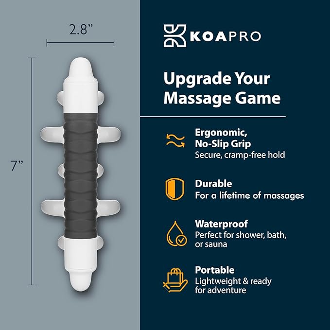 KOAPRO Facia Blaster Fascia Massage Tool for Myofascial Release - Manual Trigger Point and Deep Tissue Sore Muscle Relief, Holistic Fascia Health, Cellulite Massager Tool for Legs, Neck, Back and more-Ruum Studio Home