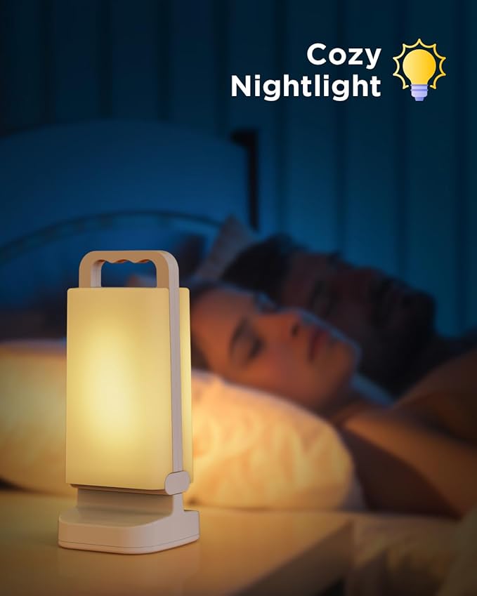 Camping Lantern, solar Lanterns, 6000mAh Rechargeable Light 2-in-1 Dimmable Outdoor Waterproof Gear with USB Charging – lanterns for power outages Hurricane, Hiking, Fish, Emergency, and Home-Ruum Studio Home
