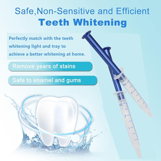 20 PCS 3ML Teeth Whitening Gel Refills 35% CP Bleaching Gel, Tooth Whitener Gel Syringes Kit-Ruum Studio Home