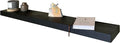 joelsantiques 60 Inch Wooden Floating Shelves for Wall - 60x8x2 in - Made of Natural Wood - Long Wall Shelves for Bedroom - Perfect for Living Room, Kitchen - Made in USA - Black-Ruum Studio Home