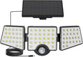 Lepro Solar Lights for Outside, WL5000 Motion Activated Security Lights, Separate Solar Panel, 3 Adjustable Head 270° Wide Lighting Angle, IP65 Waterproof Wall Lamp for Porch Yard Garage-Ruum Studio Home