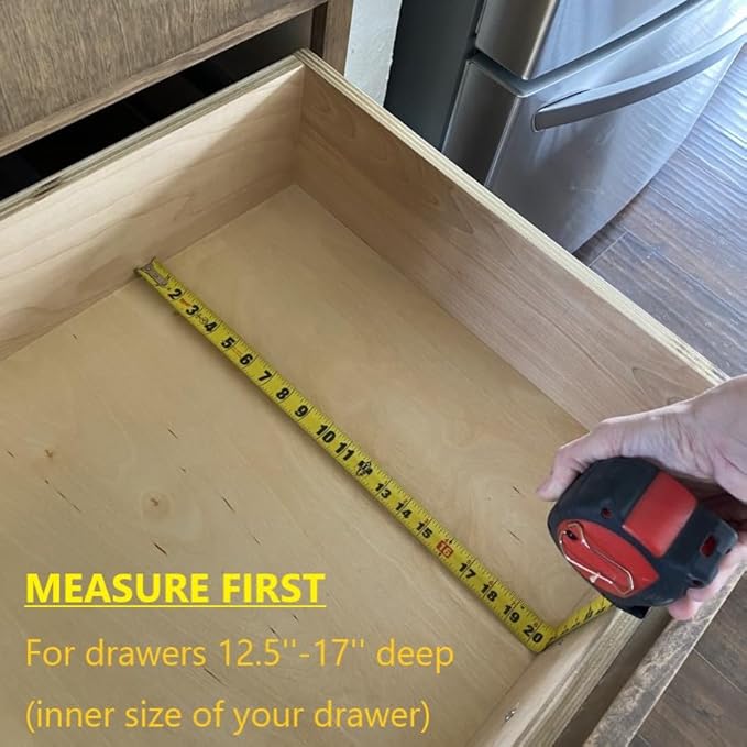 Fabsome Drawer Divider 6 Pack, Bamboo Dresser Organizers for Clothes Socks Underwear Baby Clothing, Wooden Separators for Nursery Organization Adjustable from 12.5'' to 17'' with Soft Foam Ends-Ruum Studio Home