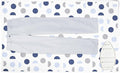 Encasa XO Ironing Mat/Pad (Large 48"x28") with 3mm Padding & Silicone Iron Rest for Steam Pressing on Tabletop or Bed - Heat Resistant, Portable, Quilting & Travel Blanket - Blue Moon-Ruum Studio Home