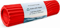 Oceanfoam Tidal Roller - Red - Muscle Massage Foam Roller for Back Pain & Stretching - Firm and Ergonomic Wide Wave Textured - Yoga, Athletics, & Wellness - Full Size, 20" x 5"-Ruum Studio Home
