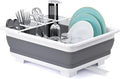 THANSTAR Collapsible Dish Drying Rack Portable Dinnerware Drainer Organizer for Kitchen RV Campers Travel Trailer Space Saving Kitchen Storage Tray-Ruum Studio Home