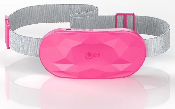 Slimpal AI Portable Heating Pad for Period Cramps, AI Smart Chip Long Safe Heat, Electric Cordless Back Belly Heating Pad for Menstrual Relief, Wearable Heat Belt Gifts for Her Women Girl, Bright Pink-Ruum Studio Home