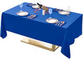 Surmente Blue Tablecloth 60 x 102-inch Rectangular Polyester Table Cloth for Weddings, Banquets, or Restaurants-Ruum Studio Home