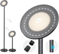 TROND Floor Lamp, 5000LM Super Bright Sky LED Modern Torchiere Standing Lamp, 3000K Warm White Light, 5-Level Dimmable, Modular 71 in Tall Pole Light, 30-Minute Timer for Living Room, Bed Room-Ruum Studio Home