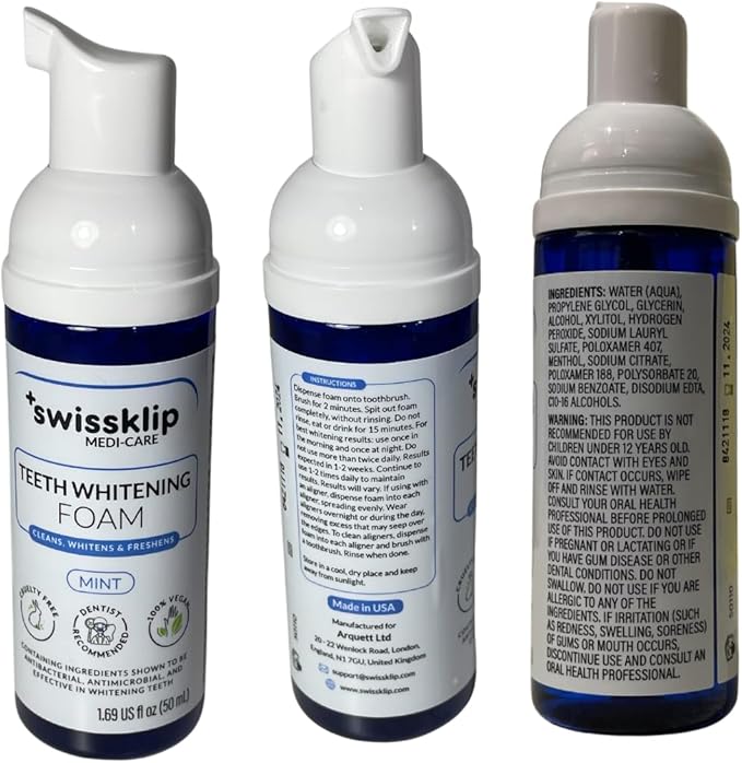 Swissklip Teeth Whitening Foam Toothpaste Also a Teeth Whitener in The Market I We Offer Best Teeth Whitening Products for Professional Teeth Whitening Kit (3)-Ruum Studio Home