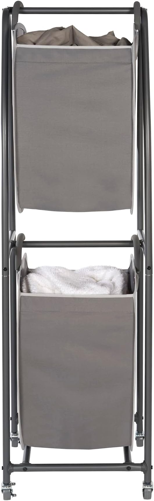 Neatfreak - 2 Tier Laundry Sorter - Laundry Hamper With Wheels & 2 x Laundry Basket Tote Bags For Dirty Clothes, Towels, Blankets, Bathroom Storage & Laundry Room Organization-Ruum Studio Home