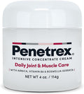 Penetrex Joint & Muscle Therapy - Soothing Comfort for Back, Neck, Hands, Feet - Premium Whole Body Rub with Arnica, Vitamin B6 MSM & Boswellia - Non-Greasy 4oz Cream-Ruum Studio Home