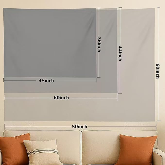 keowhsf Boho Sun Mountain Tapestry Wall Hanging - Retro 70s Vintage Rainbow Sunrise Sunset Design, Abstract Geometric Hippie Art Tapestry for Bedroom, Living Room & Dorm Decor-Ruum Studio Home